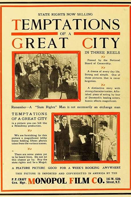 Temptations of a Great City (1911) movie poster