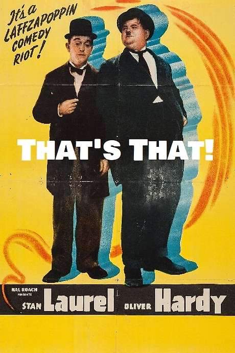 That’s That! (1937) movie poster