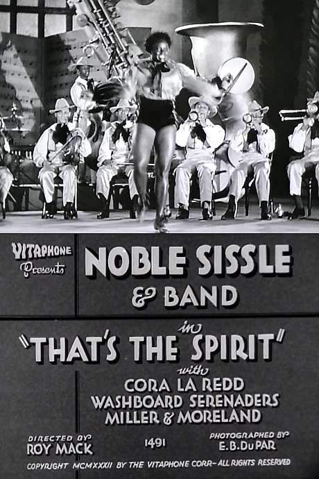 That’s the Spirit (1933) movie poster
