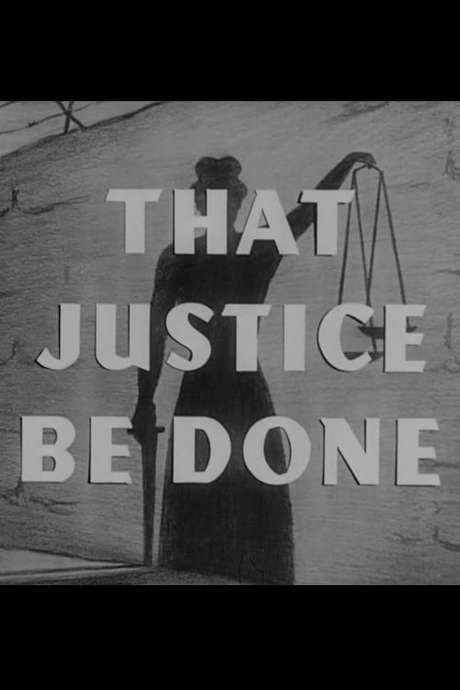 That Justice Be Done (1945) movie poster