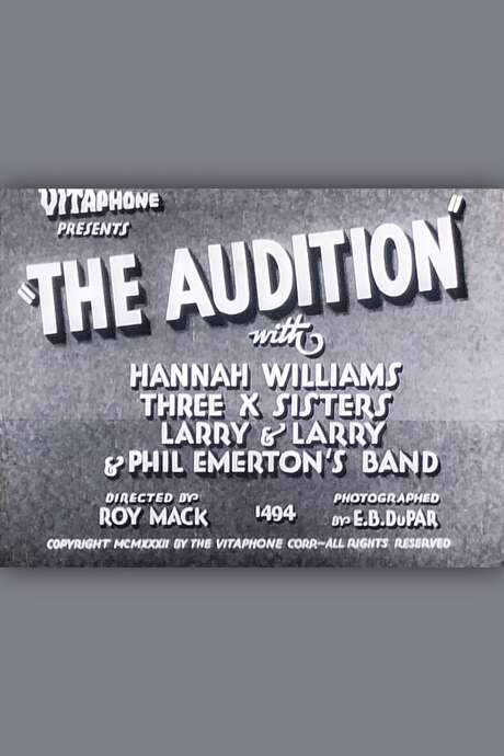 The Audition (1933) movie poster