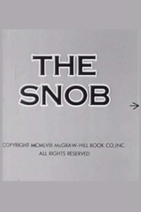 The Snob (1958) movie poster