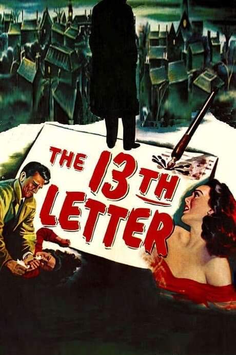 The 13th Letter (1951) movie poster