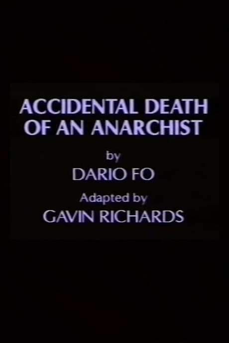 The Accidental Death of an Anarchist (1983) movie poster