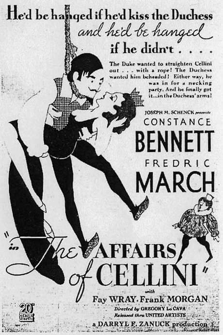 The Affairs of Cellini (1934) movie poster