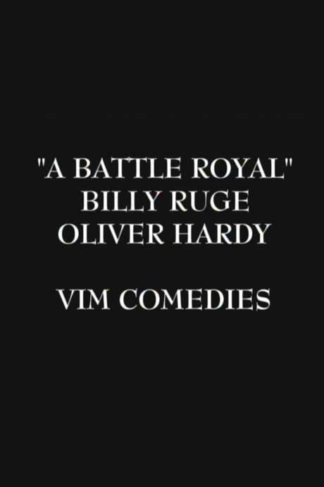 The Battle Royal (1916) movie poster
