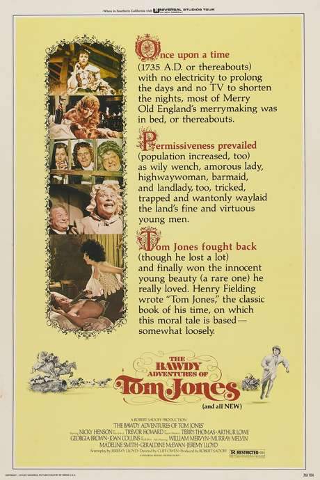 The Bawdy Adventures of Tom Jones (1976) movie poster