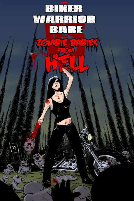The Biker Warrior Babe vs. The Zombie Babies From Hell (2014) movie poster