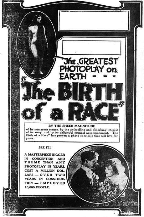 The Birth of a Race (1918) movie poster