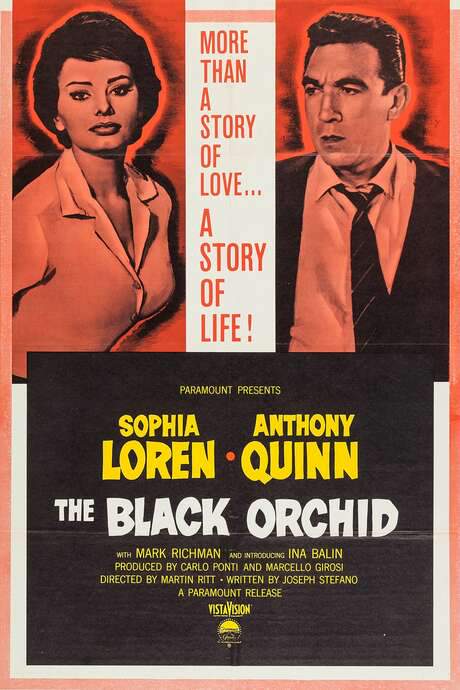 The Black Orchid (1958) movie poster