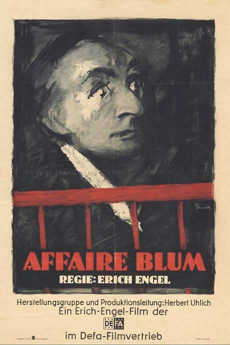 The Blum Affair (1948) movie poster