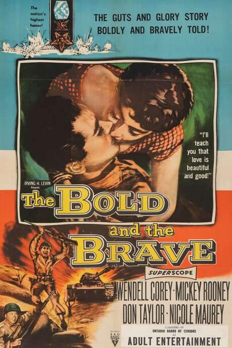 The Bold and the Brave (1956) movie poster