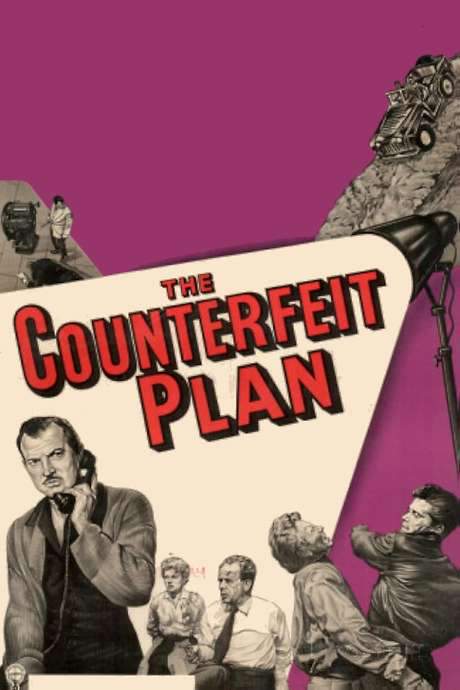 The Counterfeit Plan (1957) movie poster