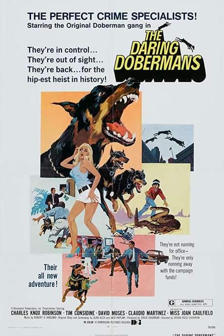 The Daring Dobermans (1973) movie poster