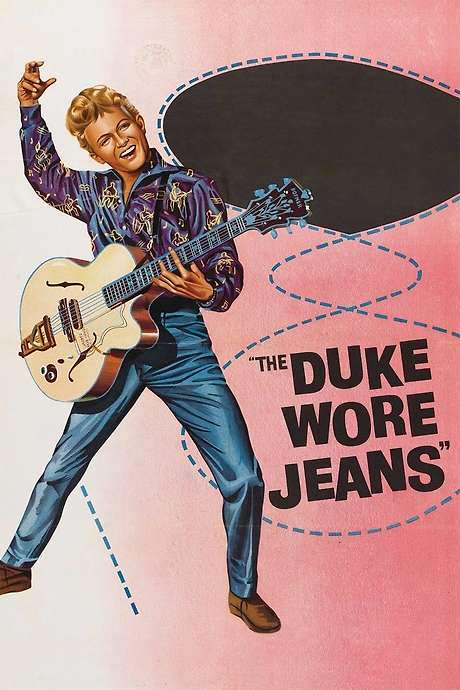 The Duke Wore Jeans (1958) movie poster