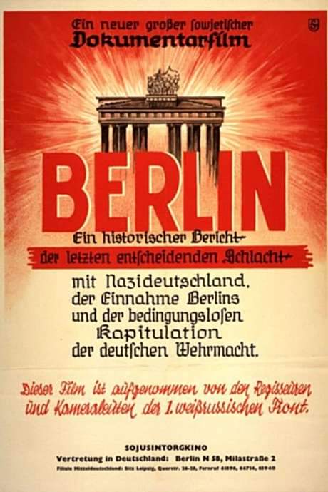 The Fall of Berlin (1945) movie poster