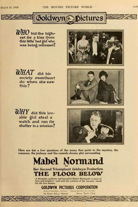 The Floor Below (1918) movie poster