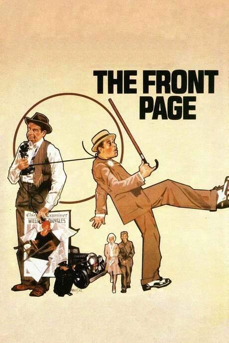The Front Page (1974) movie poster
