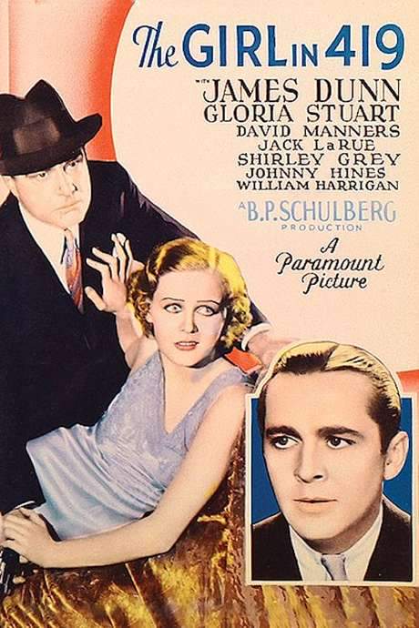 The Girl in 419 (1933) movie poster