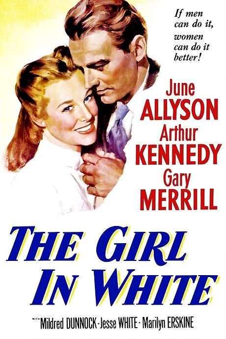 The Girl in White (1952) movie poster