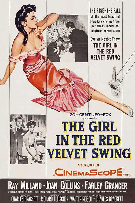 The Girl in the Red Velvet Swing (1955) movie poster