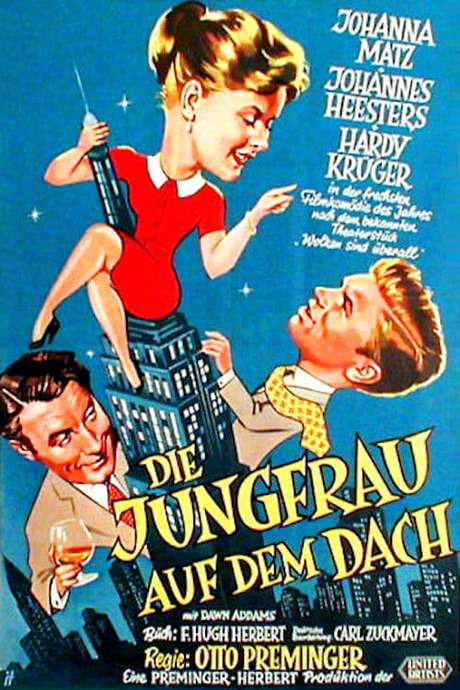 The Girl on The Roof (1953) movie poster