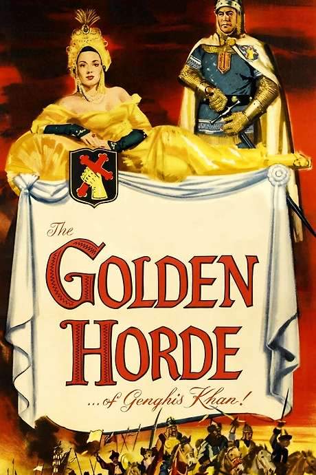 The Golden Horde (1951) movie poster