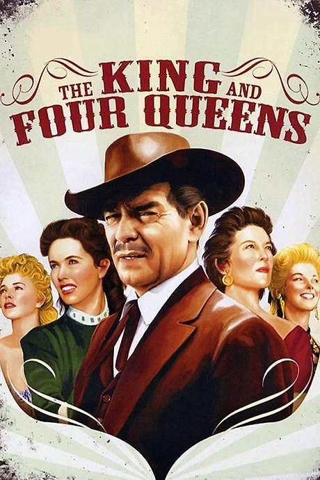 The King and Four Queens (1956) movie poster