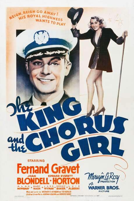 The King and the Chorus Girl (1937) movie poster