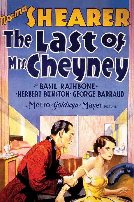 The Last of Mrs. Cheyney (1929) movie poster
