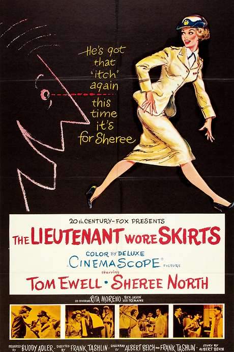 The Lieutenant Wore Skirts (1956) movie poster
