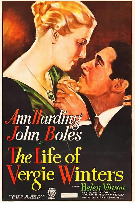 The Life of Vergie Winters (1934) movie poster