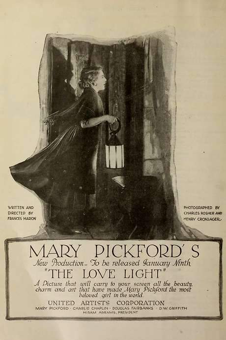 The Love Light (1921) movie poster