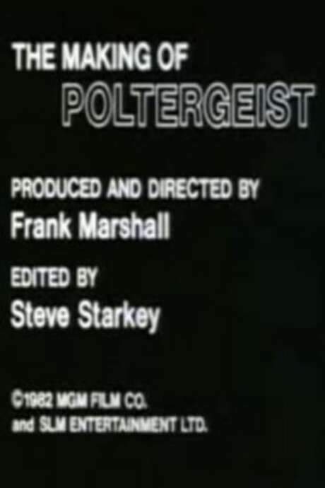 The Making of Poltergeist (1982) movie poster