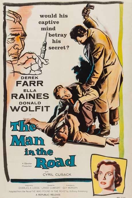 The Man in the Road (1956) movie poster