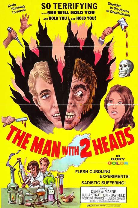 The Man with Two Heads (1972) movie poster