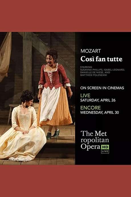 The Metropolitan Opera: Così Fan Tutte (2014) movie poster