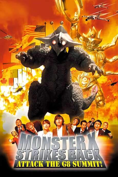 The Monster X Strikes Back: Attack the G8 Summit (2008) movie poster