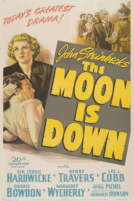 The Moon Is Down (1943) movie poster