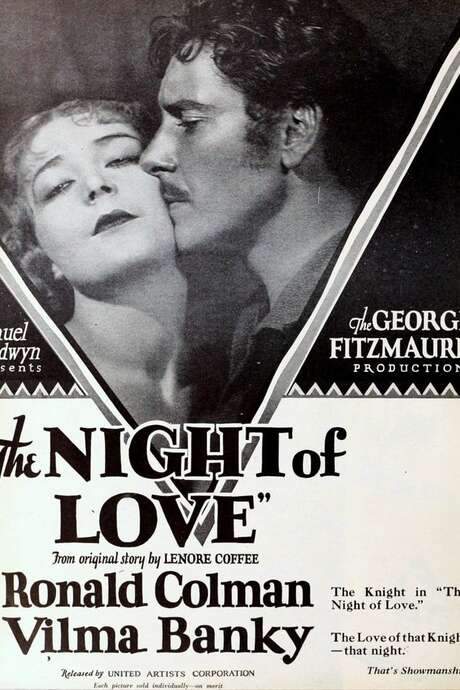 The Night of Love (1927) movie poster