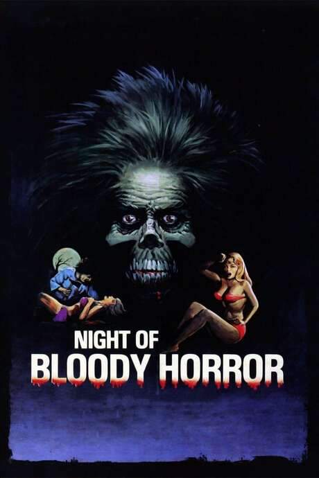 The Night of Bloody Horror (1969) movie poster