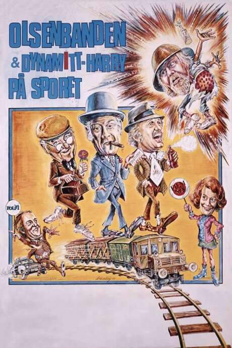 The Olsen Gang and Dynamite-Harry On The Trail (1977) movie poster