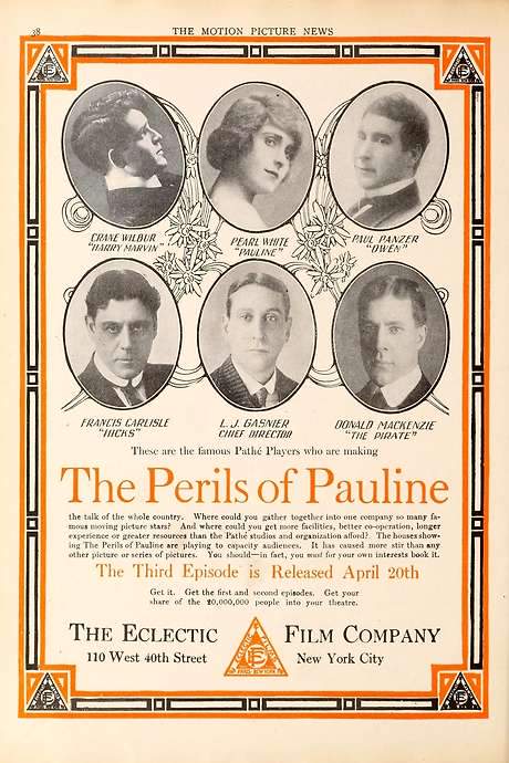 The Perils of Pauline (1914) movie poster