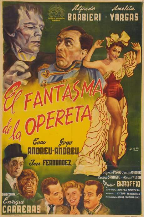 The Phantom of the Operetta (1955) movie poster