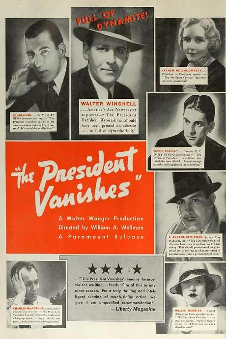 The President Vanishes (1934) movie poster