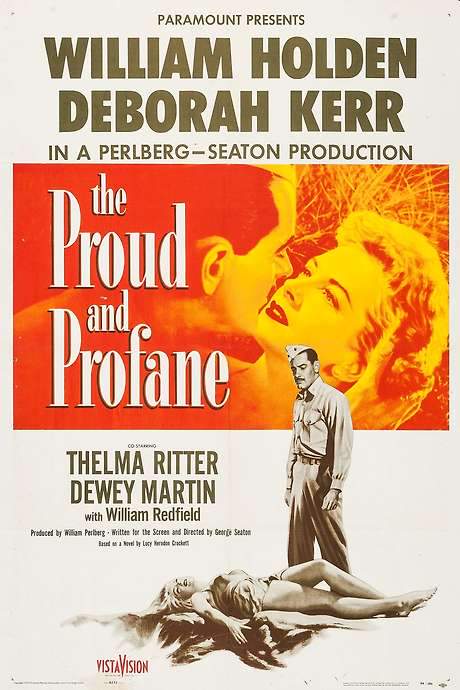 The Proud and Profane (1956) movie poster