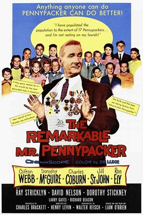 The Remarkable Mr. Pennypacker (1959) movie poster