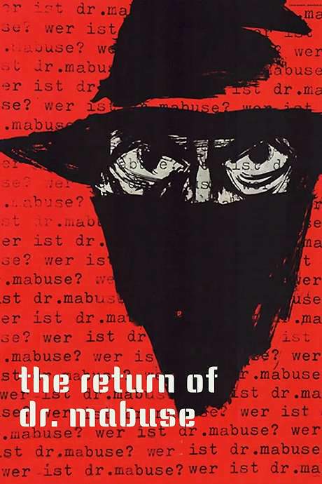 The Return of Dr. Mabuse (1961) movie poster