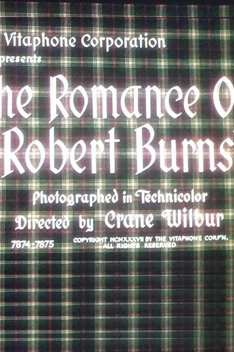 The Romance Of Robert Burns (1937) movie poster