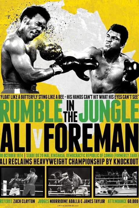 The Rumble in the Jungle: George Foreman vs. Muhammad Ali (1974) movie poster